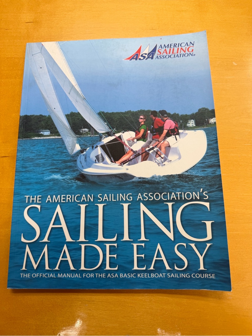 American Sailing Association "Sailing Made Easy" Book - Blue